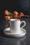 Hermia Juego de Tazas de Café Blanco y Dorado MCH10064 de 12 Piezas